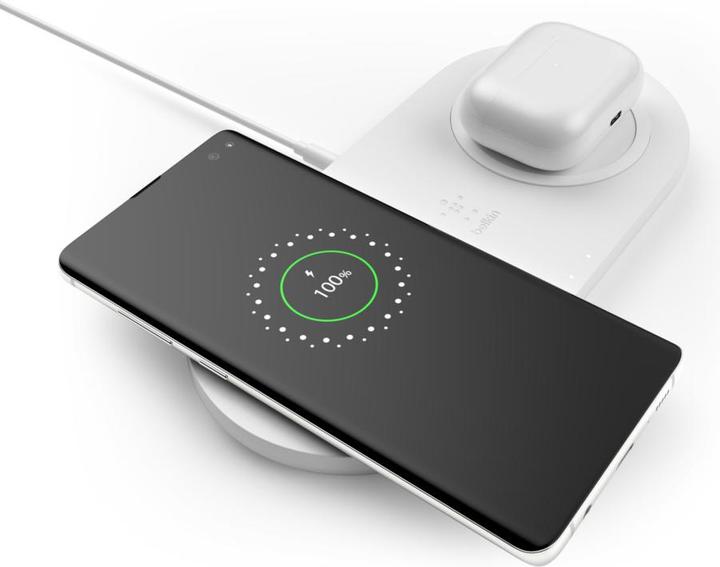 Image du produit Belkin Dual Wireless Charging Pad mit Netzteil (10 W)