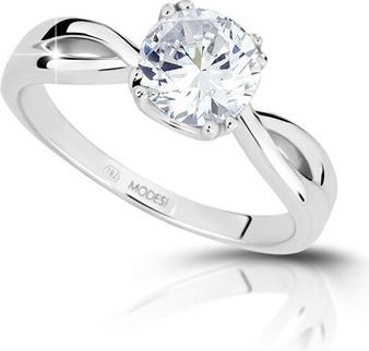 Modesi Silver engagement ring JA17256CZ - Circuit: 57 mm (57)