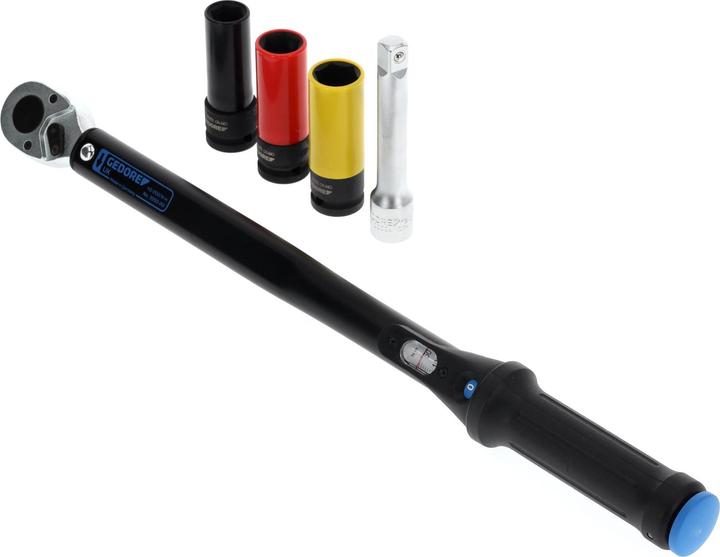 Actual product image Gedore 3550-UK-LS4 Torque spanner TORCOFLEX UK Set 1/2" 40-200 Nm (1/2", 40 Nm, 200 Nm)