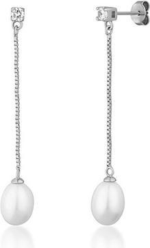 Produktbild JVD Decent Silver Earrings With Pearl Svle0559sd2p100