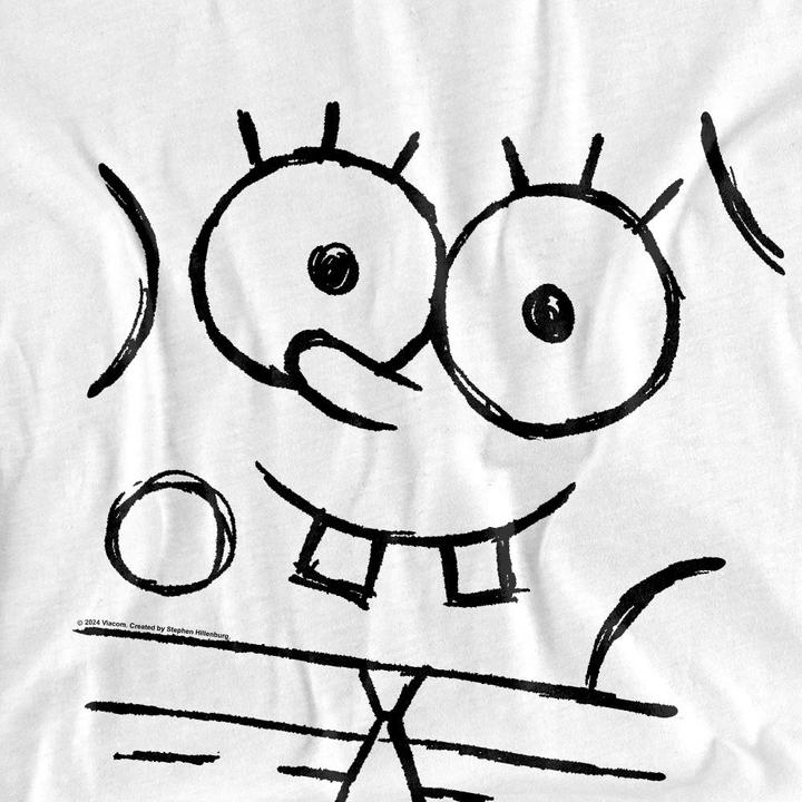 Immagine prodotto Spongebob Squarepants Maglietta Schizzo del Sorriso Adulto Unisex (XL)