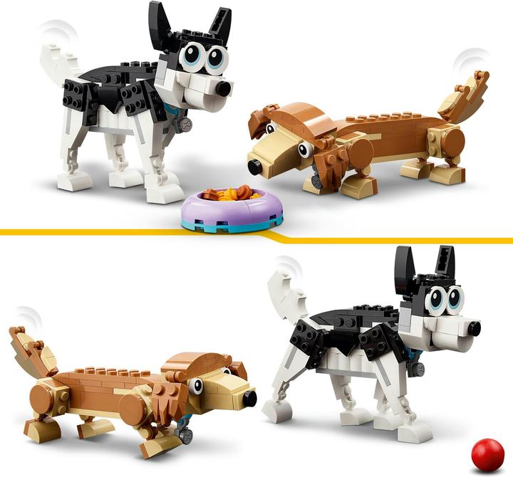 Image du produit LEGO 31137 Chiens adorables (31137, LEGO Creator 3-in-1)