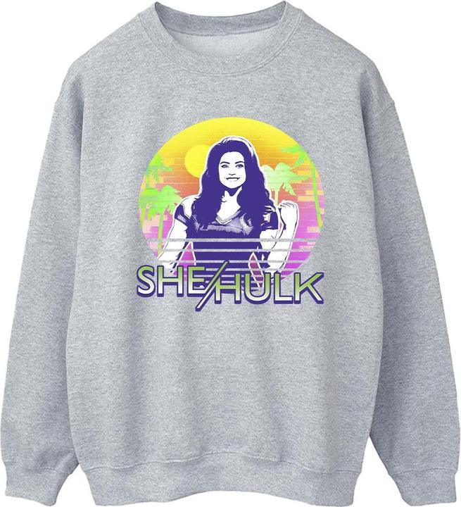 Image du produit - Sweat SHE-HULK: ATTORNEY AT LAW SUNSET SMILE - Femme (L)