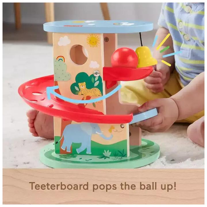 Image du produit Fisher-Price Circuit de billes du monde animal en bois