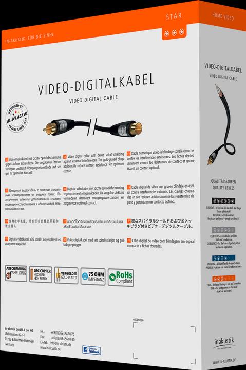 Actual product image Inakustik Star Digital Coax Cable (Antenna cable)