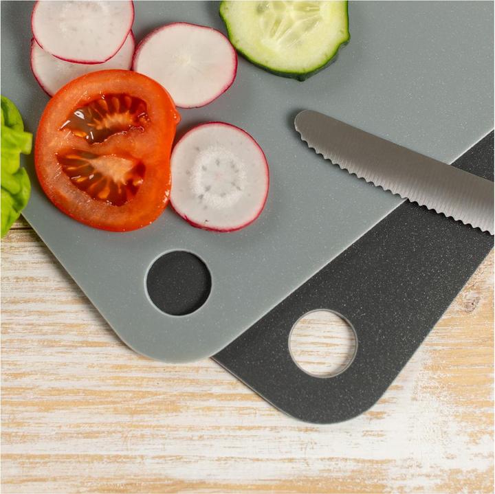 Actual product image Kuhn Rikon Cutting boards set 2 pcs grey