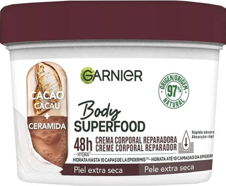Produktbild Garnier BODY SUPERFOOD Restorative Body Cream 380ml (Körpercreme)