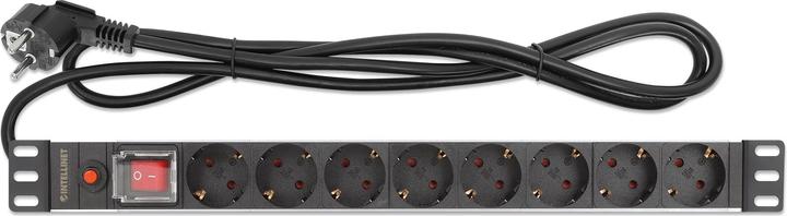 Produktbild Intellinet Steckdosenleiste 8-fach Schuko mit Ueberlastschutz (8 x, CEE 7/3, 3 m)