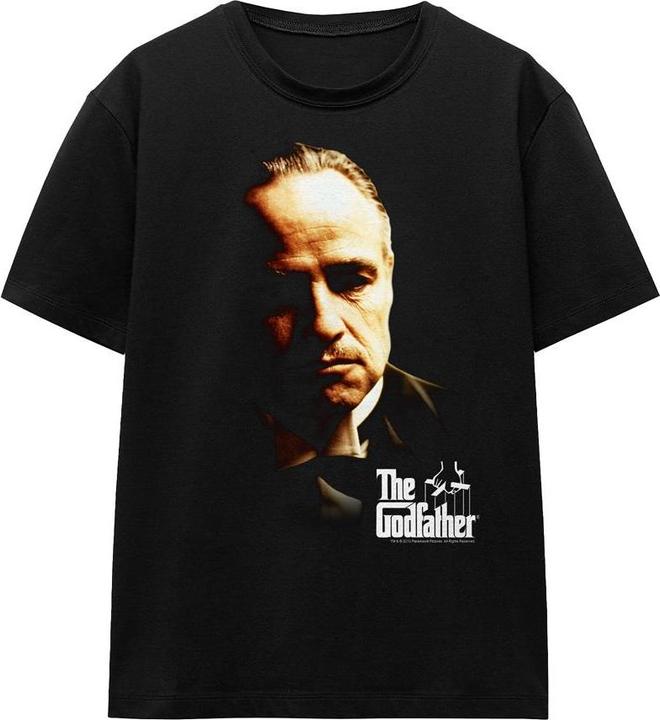Actual product image The Godfather Unisex Adult Don Vito Corleone T-Shirt (L)