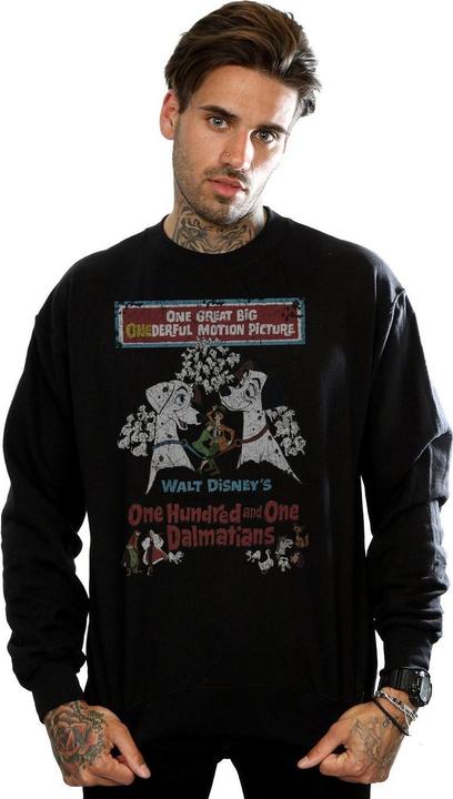 Produktbild Disney 101 Dalmatians Retro Poster Sweatshirt (L)