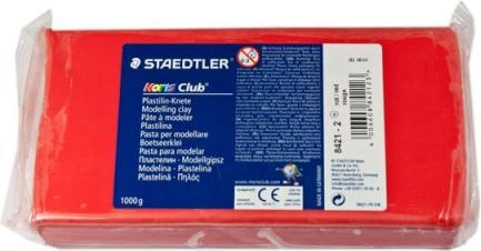 Actual product image Staedtler Plasticine Modelling Clay 1kg red Noris