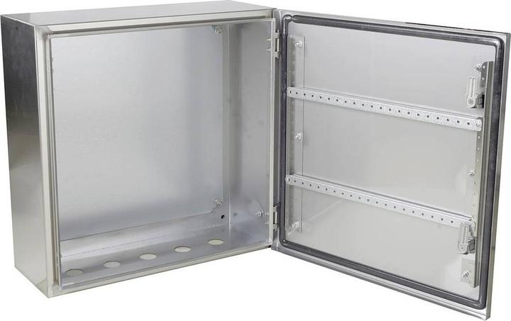 Actual product image Tru Components TC-SS505020 Schaltschrank 500 x 500 x 200 Edelstahl Lichtgrau 1 S