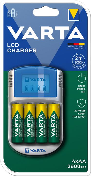 Actual product image Varta LCD Charger (1 pcs., AAA, AA, 2600 mAh, Chargers without battery)
