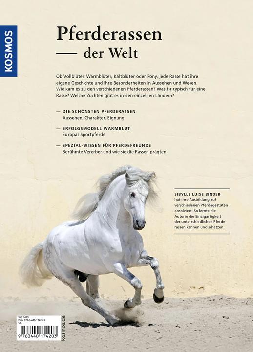 Actual product image Kosmos Pferderassen (German, Binder, SibylleLuise, 2023)