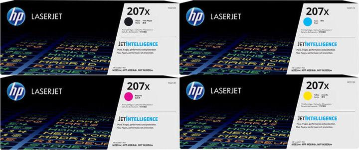 Immagine prodotto HP Original Toner 207X 4er Set LaserJet Pro MFP M283 fdw fdn M282 nw M255 dw nw