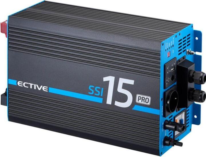 Actual product image Ective SSI 15 PRO 1500W/12V 4in1 sine wave inverter with mains priority circuit, charger & MPPT charge