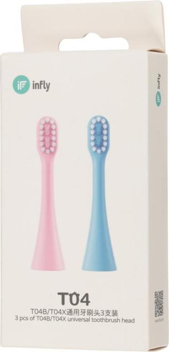 Immagine prodotto Infly T04B/T04X Azul | cabeza de cepillo de dientes | 3 paquetes (3 x)
