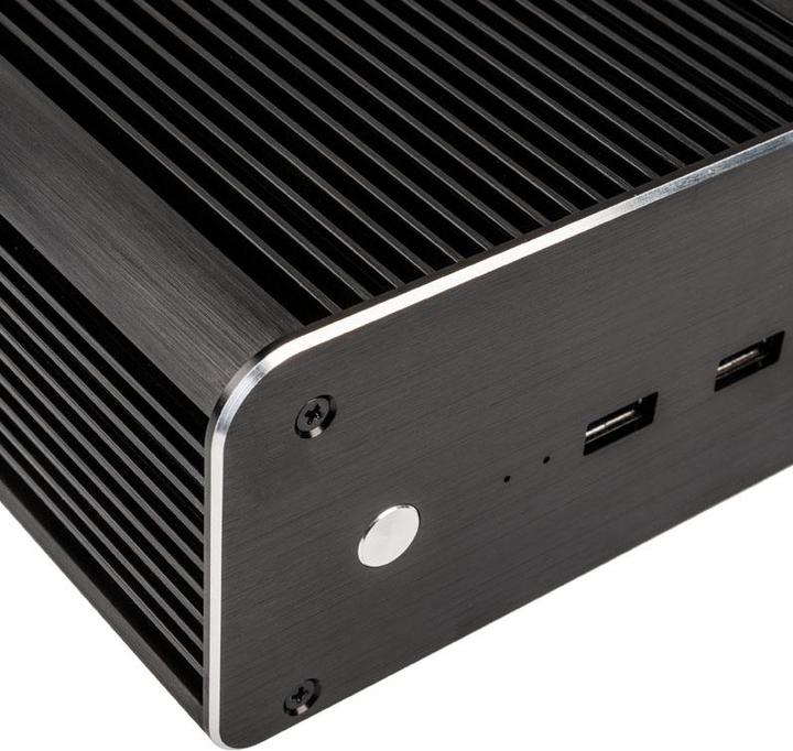 Immagine prodotto Akasa Case Euler M Fanless Mini-ITX, alimentatore 80W, OEM - nero (Mini-ITX)