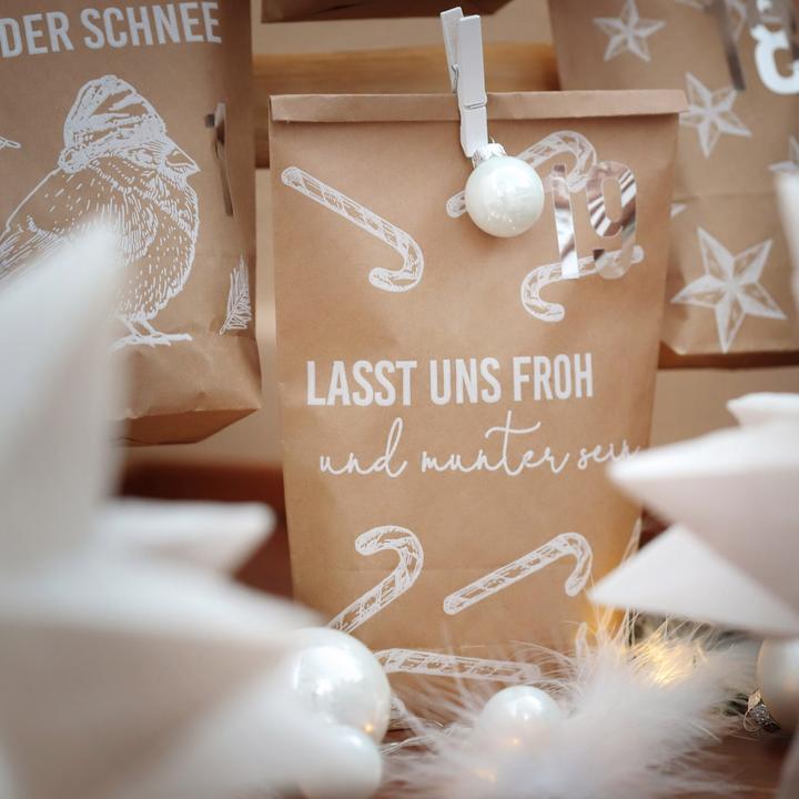 Produktbild Papierdrachen Weihnachtsverse