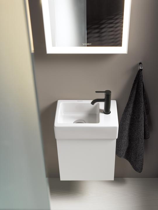 Produktbild Duravit Einhebel-Waschtischmischer C.1 S o Zugstangen-Ablaufgarnitur schwarz matt