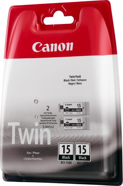 Actual product image Canon Bci-15bk (FC)