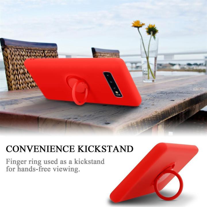 Productafbeelding Cadorabo TPU Vloeibare Ring Silicone Hoesje (Samsung Galaxy S10)