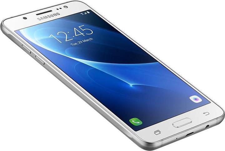 Produktbild Samsung Galaxy J5 (2016) Duos (16 GB, White, 5.20", Hybrid Dual SIM, 13 Mpx, 4G)