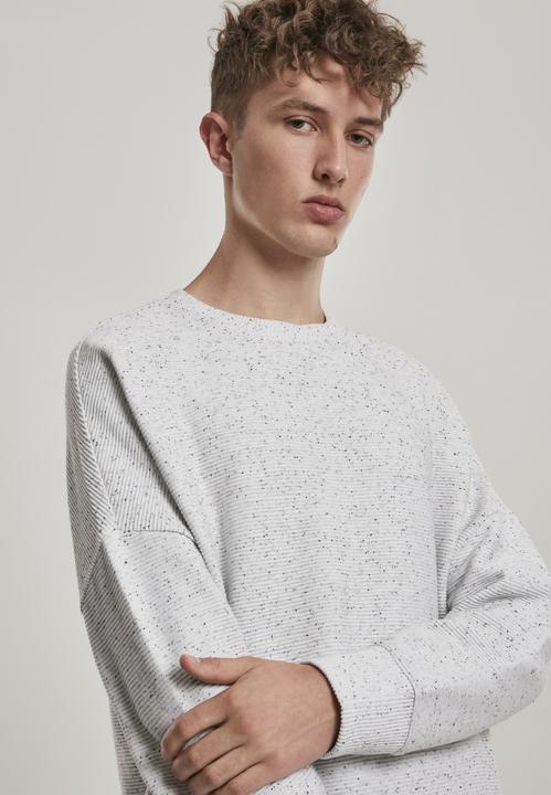 Actual product image Urban Classics Cut On Sleeve Naps Interlock Crew (S)