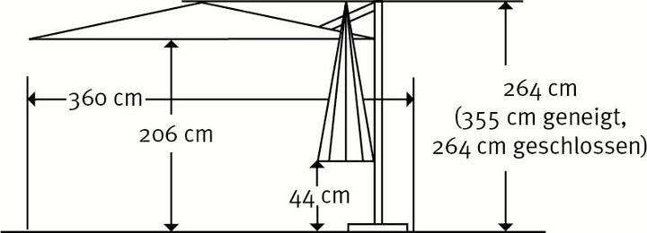Produktbild Schneider Schirme Rhodos Twist (3 m)