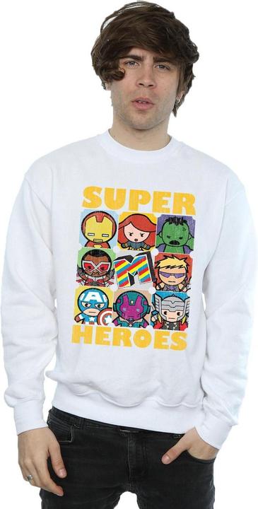 Immagine prodotto Kawaii Super Heroes Felpa Uomo (XXL)