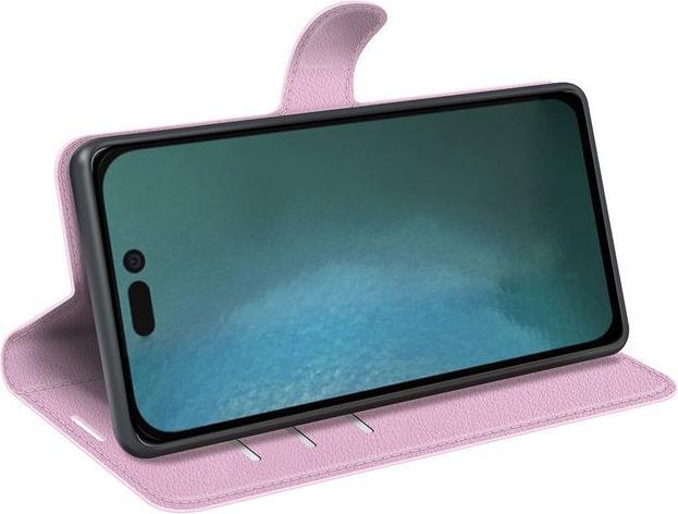 Actual product image MU Classic Litchi Leather Bookcover Series (Apple iPhone 14 Pro)