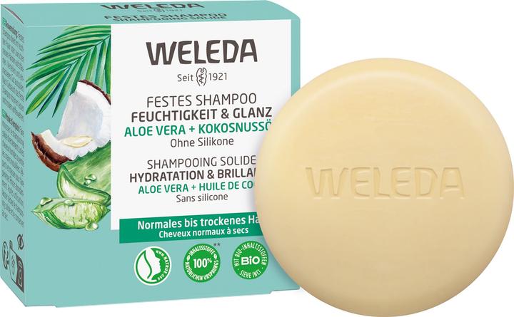 Actual product image Weleda Moisture and shine (Solid shampoo)