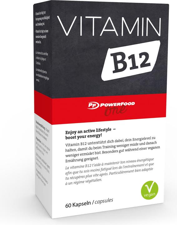 Produktbild PowerFood One Vitamin B12 (60 Stück, Kapseln, 1000 g)