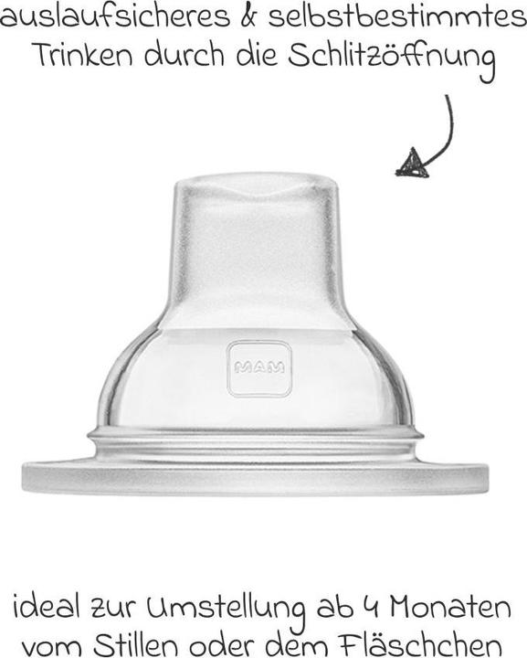 Image du produit MAM Easy Start Kit anti-coliques, 0+ M, rose (260 ml)