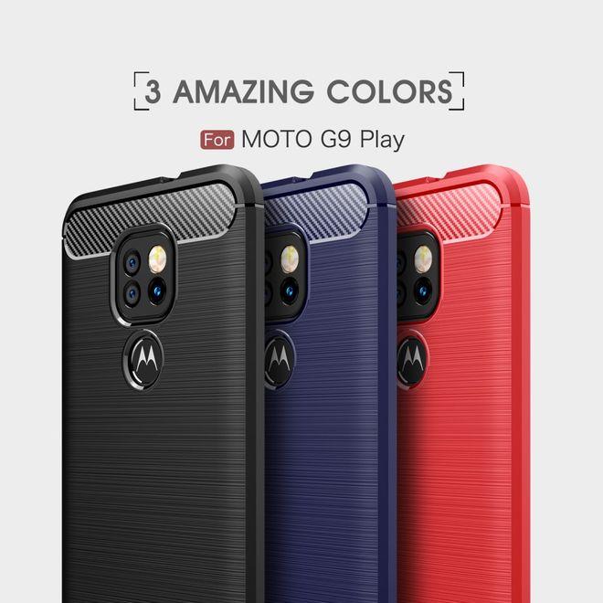 Produktbild MU Style Carbon Fiber TPU Softcase Series (Motorola Moto G9 Play)