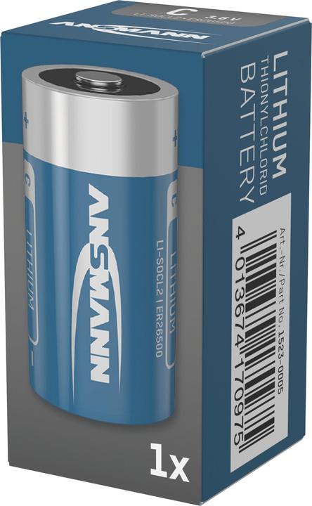 Immagine prodotto Ansmann Batteria C ER26500 3,6V Litio cloruro di tionile (1 pz.)