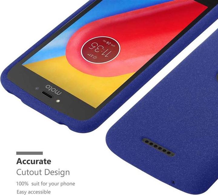 Actual product image Cadorabo TPU Frosted Cover (Motorola Moto C Plus)