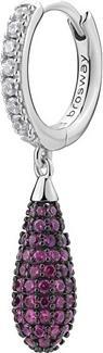 Brosway - FPR122 Fancy Passion Ruby Sparkling Single Hoop Earring