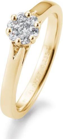 Produktbild Breuning Verlobungsring Flower (53, 750/18 K Gold)