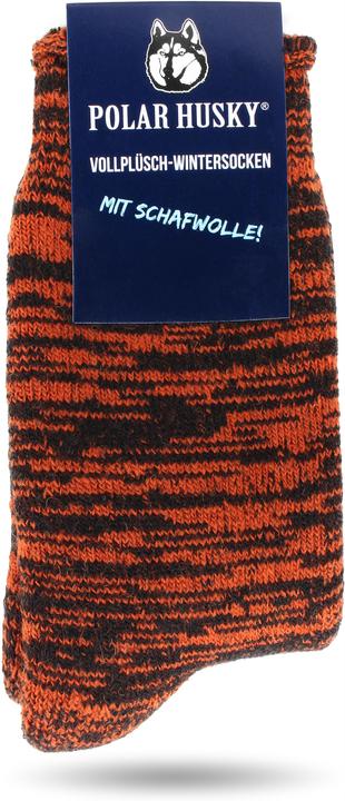 Immagine prodotto Polar Husky Farbige Vollplüsch-Socken mit Wolle (Confezione singola, 47 - 50)