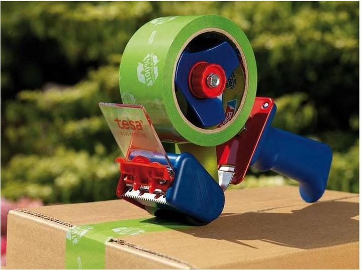Actual product image tesa tesapack ECO & STRONG packaging tape - environmentally friendly packaging tape made from 100 % (50 mm)