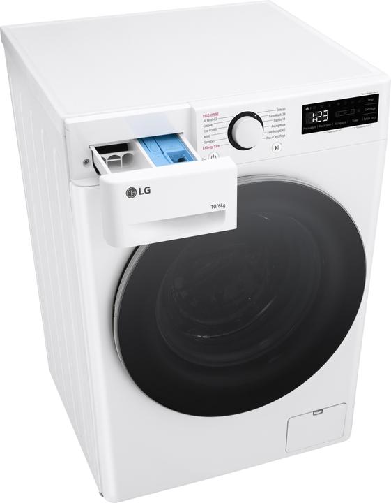 Actual product image LG D4R5010TSWSWS washer-dryer 10/6kg AI DD, R5 Series Class D, 1400 rpm, TurboWash 360, Steam, Eco Hyb