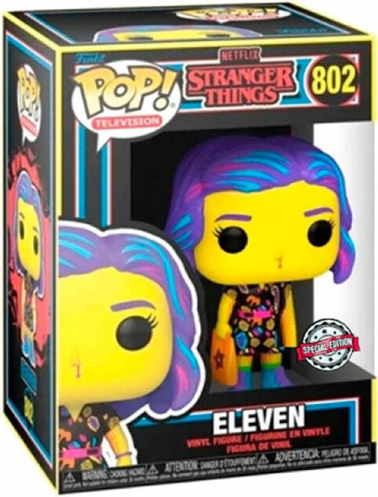 Image du produit Funko POP Stranger Things Eleven in Mall Outfit Black Light Exclusive