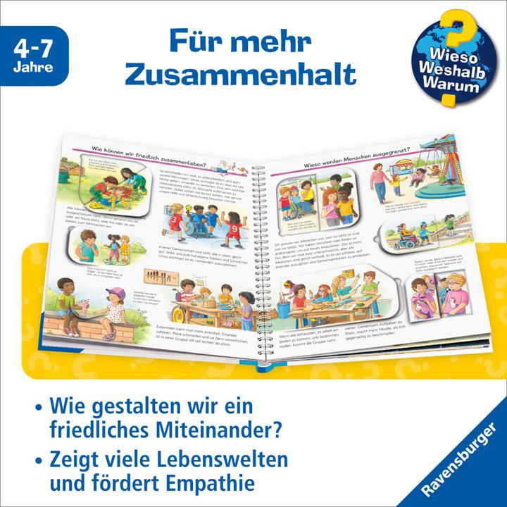 Produktbild Ravensburger Wieso? Weshalb? Warum?, Band 44: Wie leben wir miteinander? (Deutsch, Patricia Mennen, Markus Humbach, 2024)