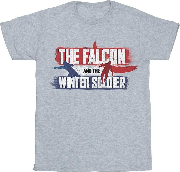 Actual product image Mens The Falcon And The Winter Soldier Action Logo T-Shirt (S)