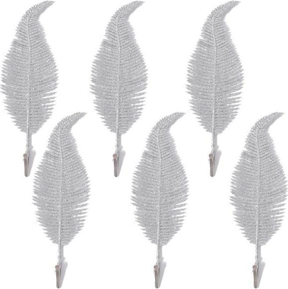 Actual product image MU Classic Caspar Series Christmas decoration feathers (6 -part)