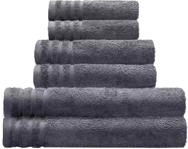 Produktbild Kleine Wolke Duschtuch Royal 70 x 140 cm, Dunkelgrau (70 x 140 cm)