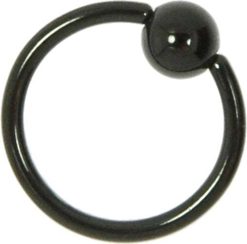 Bijouteria 1.2mm Piercingstab (Chirurgenstahl 316L, PVD Beschichtung (schwarz))