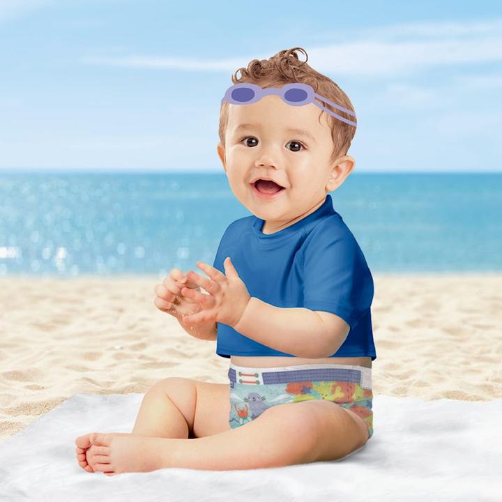 Immagine prodotto Pampers Splashers (Dimensione 3, Dimensione 4, Pacco trasportabile, 12 Pezzo/i)