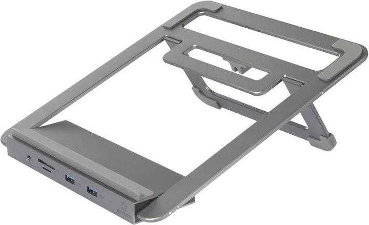Renkforce Supporto docking USB-C 12-in-1 per laptop (USB-C, 4 Porti)